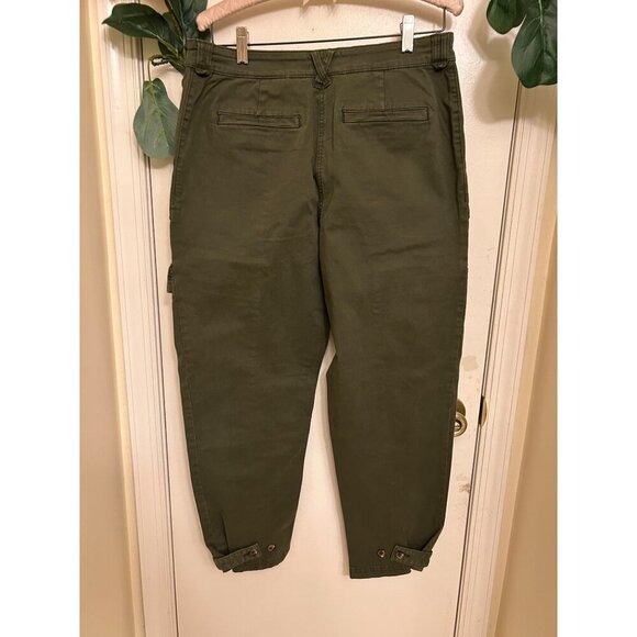 H&M Cargo Pants 10 Green Street Style Jogger - Picture 4 of 13
